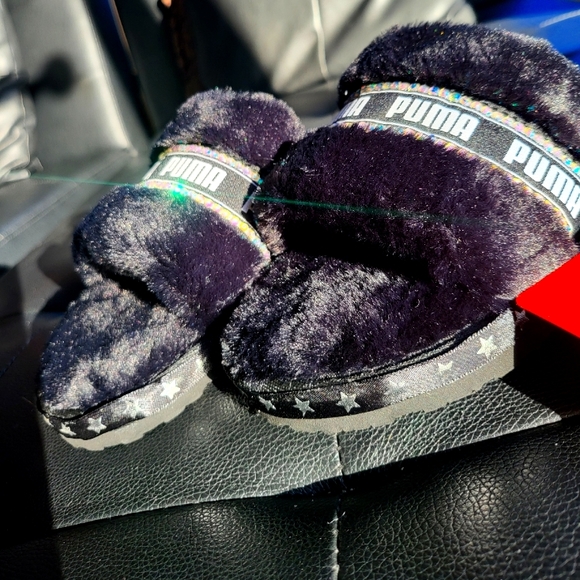 custom bling fluff slides - Picture 5 of 7